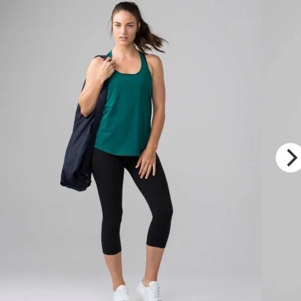 Lululemon Tech Mesh Singlet Tank | Forage Teal | NWOT | Approx. Size 4
